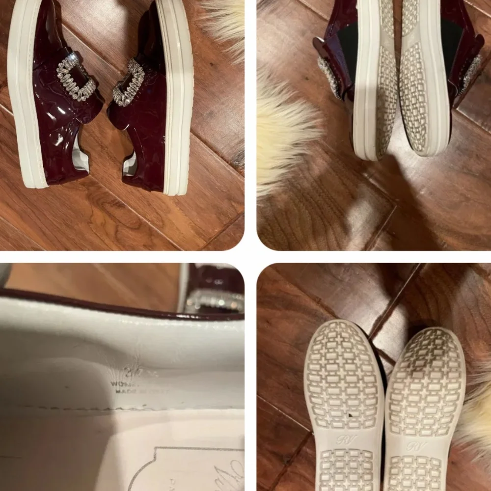 Roger Vivier Sneaky VIV crystal buckle sneakers 37.5 - Picture 2 of 4